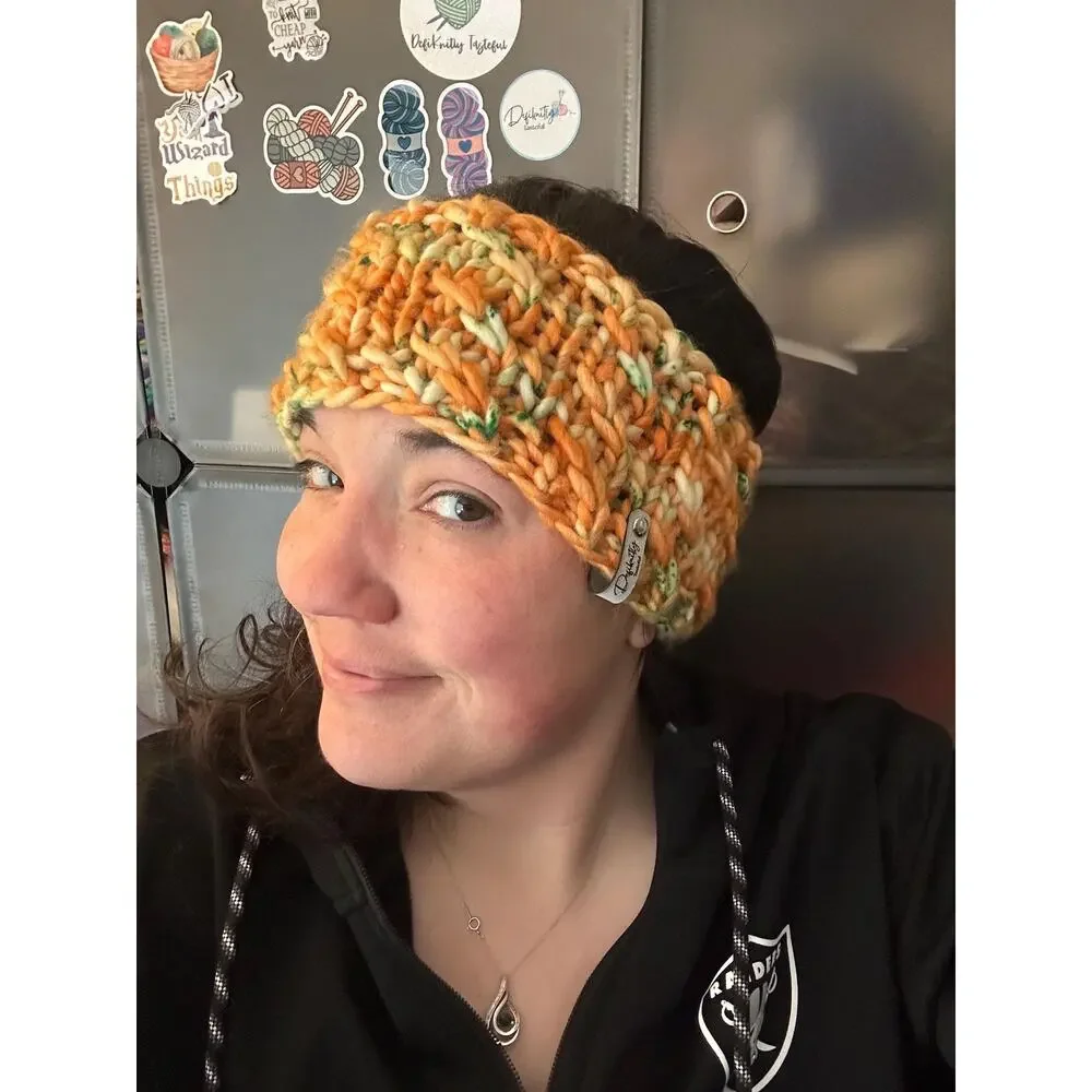 Hand Knit Merino Wool Headband - Lean On Me Design